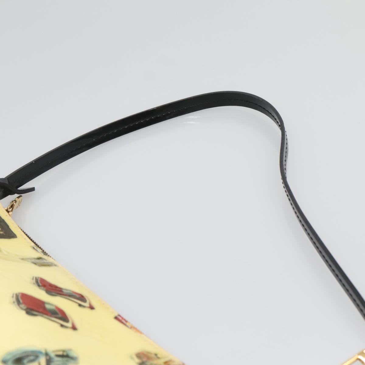 LOUIS VUITTON Vernis sticker Pochette Accessoires Pouch White M90928 Auth 120036