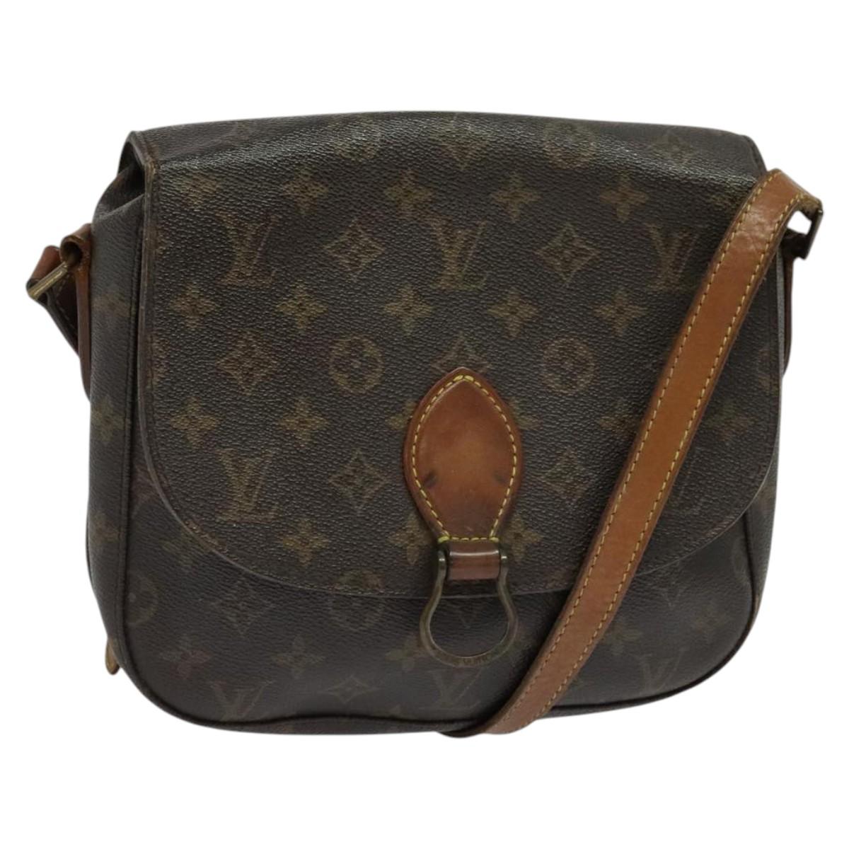 LOUIS VUITTON Monogram Monogram Saint Cloud GM Shoulder Bag M51242 Auth 120044