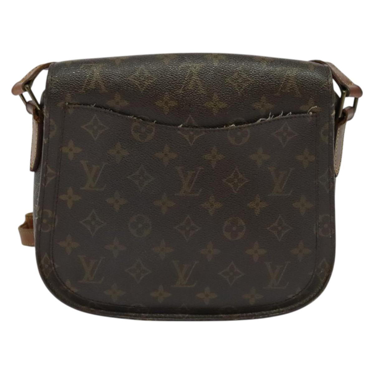 LOUIS VUITTON Monogram Monogram Saint Cloud GM Shoulder Bag M51242 Auth 120044