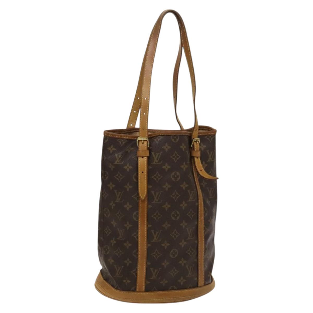 LOUIS VUITTON Monogram Bucket GM Shoulder Bag M42236 LV Auth 120057