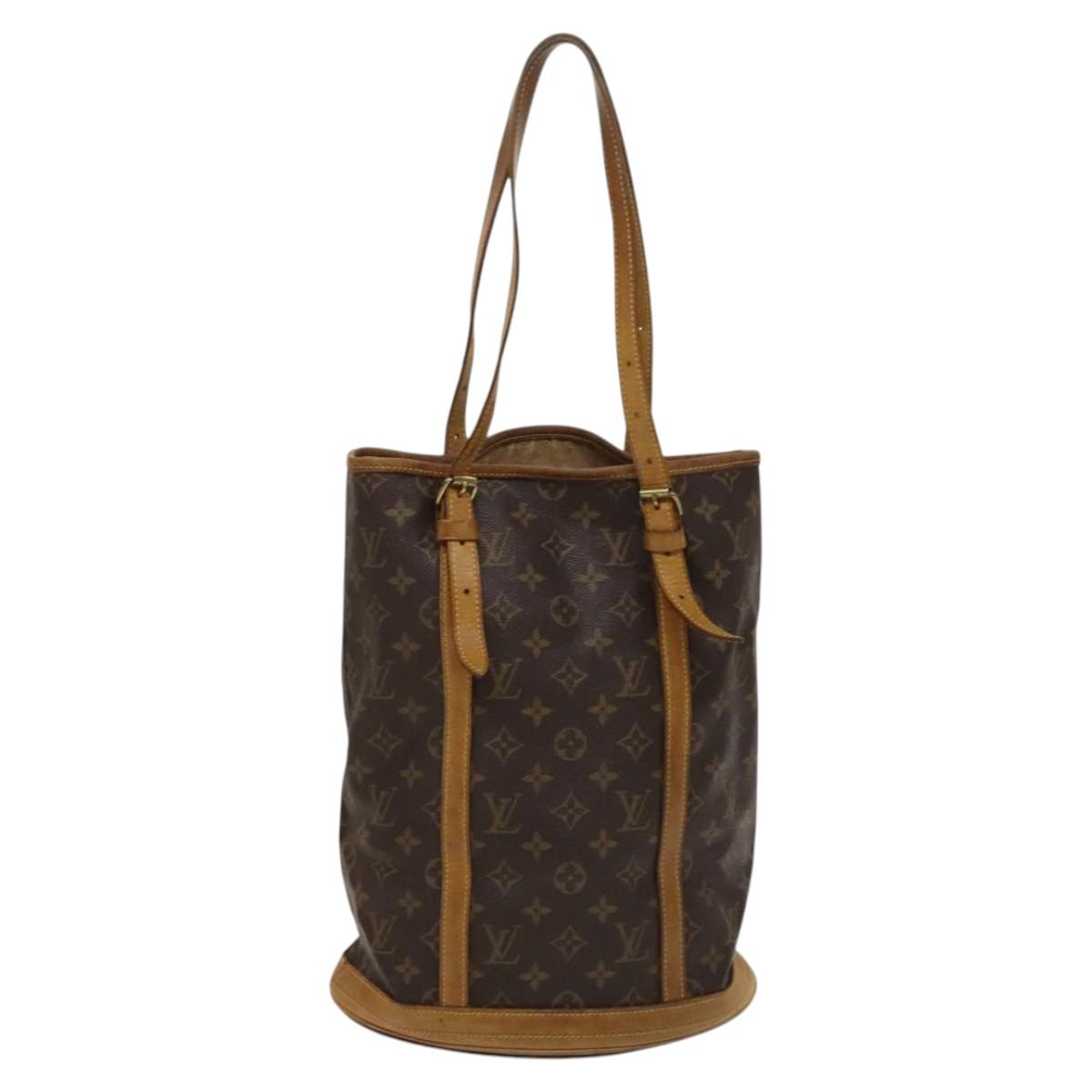 LOUIS VUITTON Monogram Bucket GM Shoulder Bag M42236 LV Auth 120057