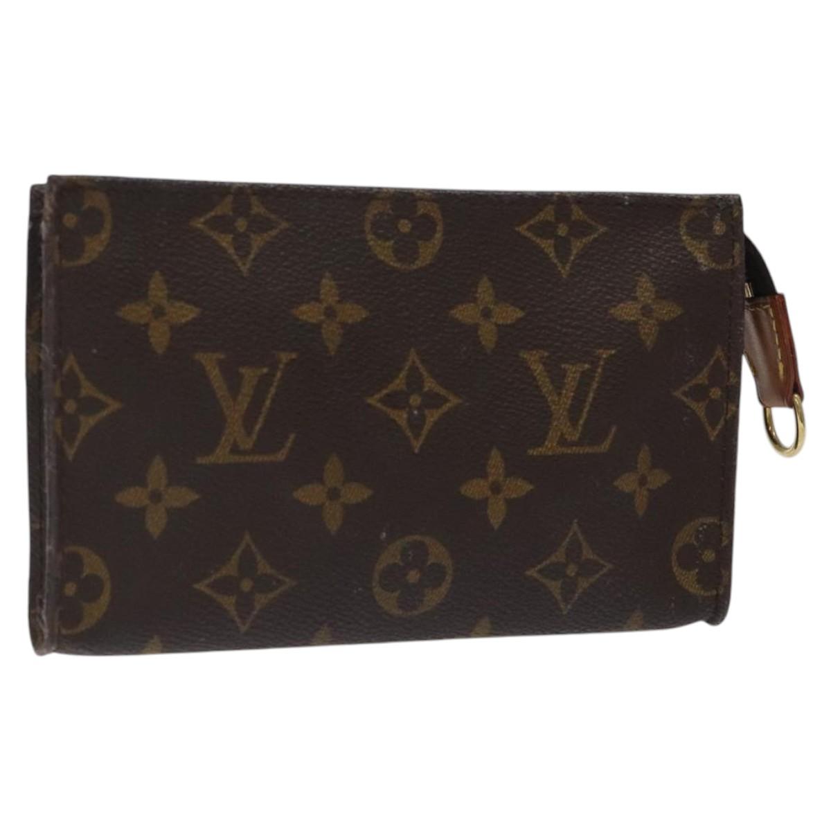 LOUIS VUITTON Monogram Bucket PM Accessory Pouch LV Auth 120068