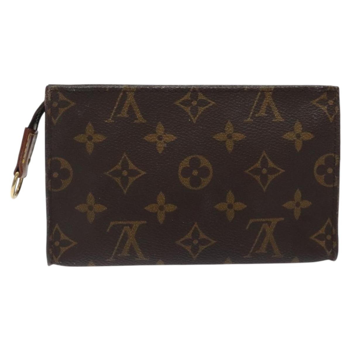 LOUIS VUITTON Monogram Bucket PM Accessory Pouch LV Auth 120068