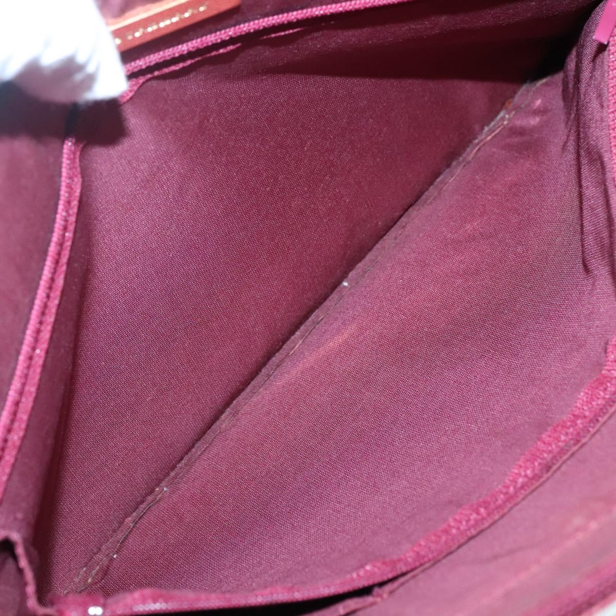 BURBERRY Nova Check Tote Bag Canvas Beige Gold Auth 120144