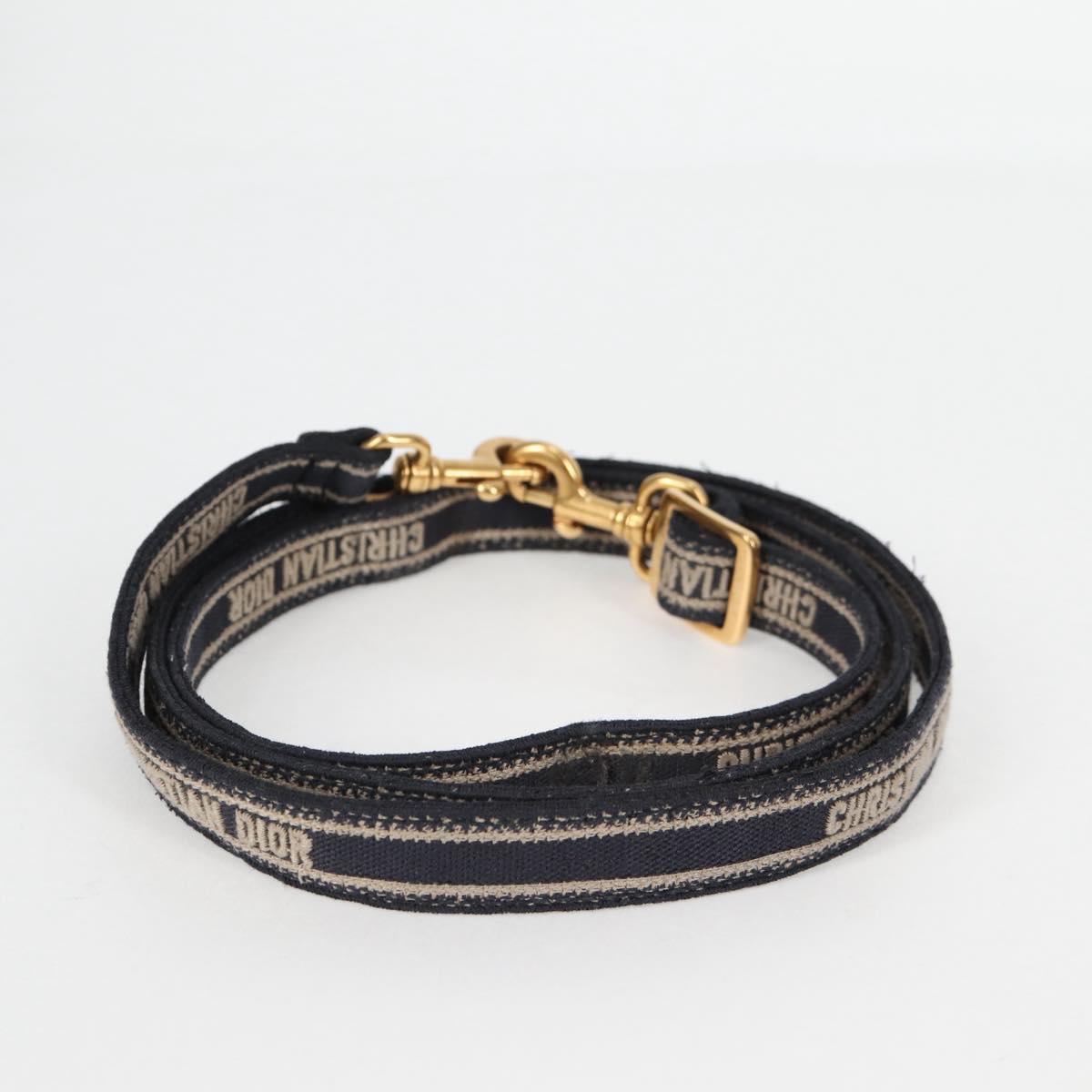 Christian Dior Trotter Canvas Vertical Book Tote Mini Bag Navy Auth 120170AM