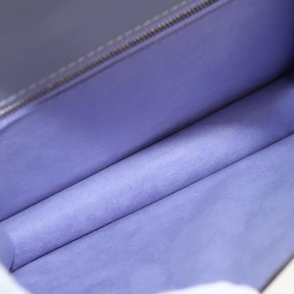 LOUIS VUITTON Vernis Monceau BB Hand Bag 2way Lila M90112 LV Auth 120203