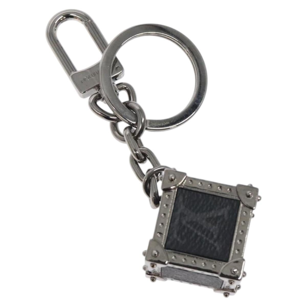 LOUIS VUITTON Monogram Eclipse Porte Cles Mon Cube Charm M68867 LV Auth 120234