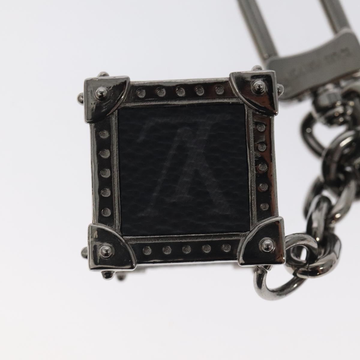 LOUIS VUITTON Monogram Eclipse Porte Cles Mon Cube Charm M68867 LV Auth 120234