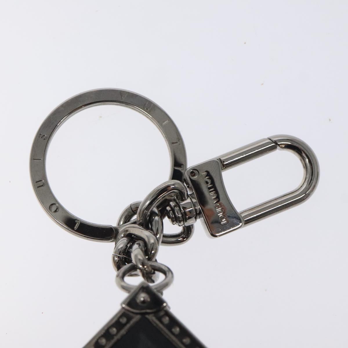 LOUIS VUITTON Monogram Eclipse Porte Cles Mon Cube Charm M68867 LV Auth 120234