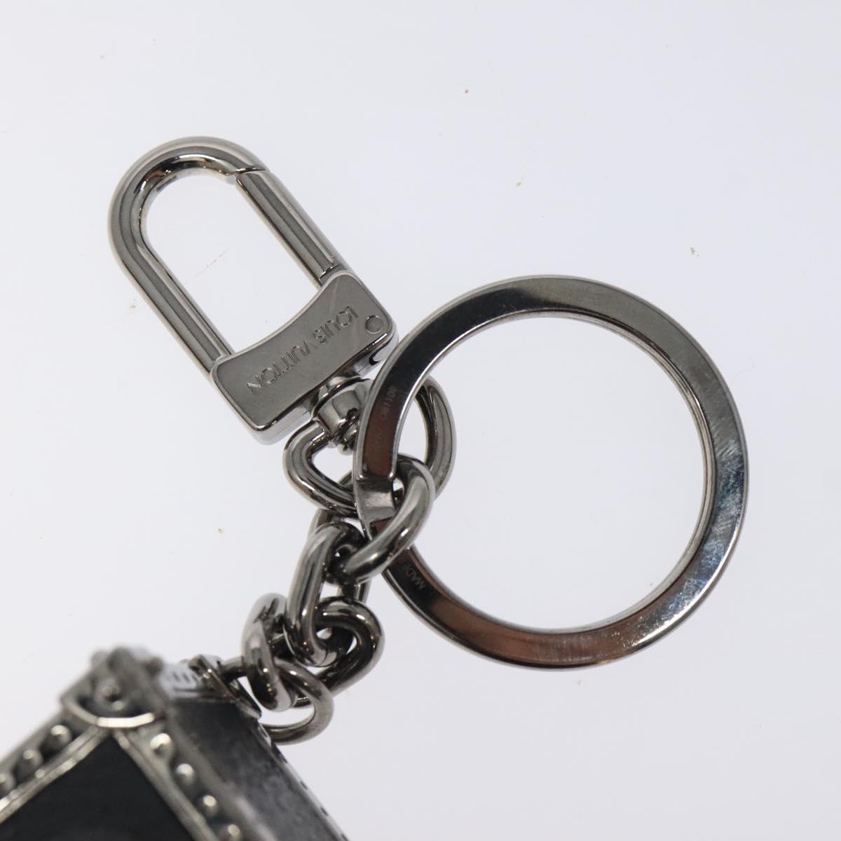 LOUIS VUITTON Monogram Eclipse Porte Cles Mon Cube Charm M68867 LV Auth 120234