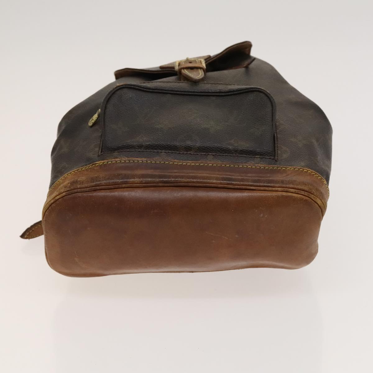 LOUIS VUITTON Monogram Montsouris MM Backpack M51136 LV Auth 120242