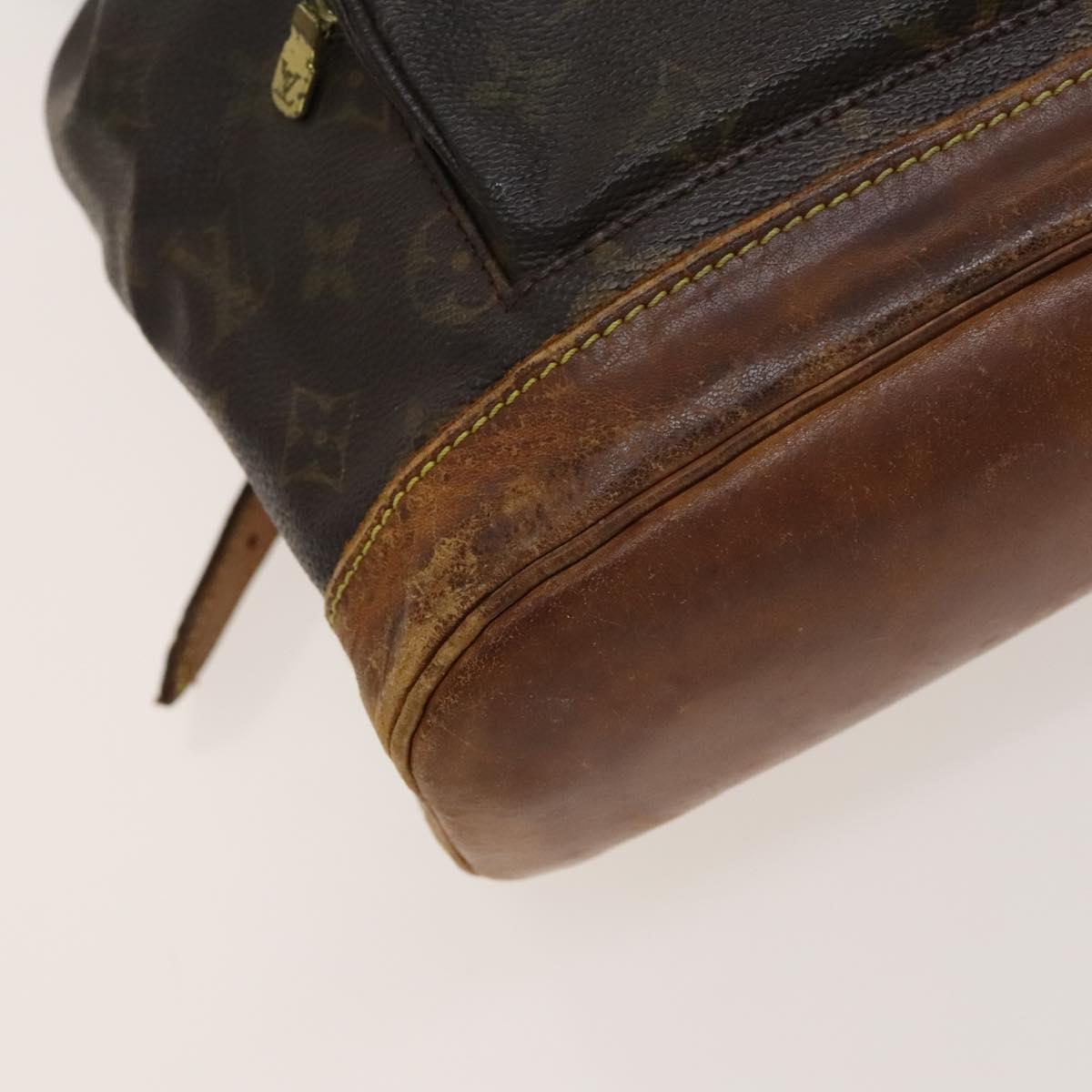 LOUIS VUITTON Monogram Montsouris MM Backpack M51136 LV Auth 120242