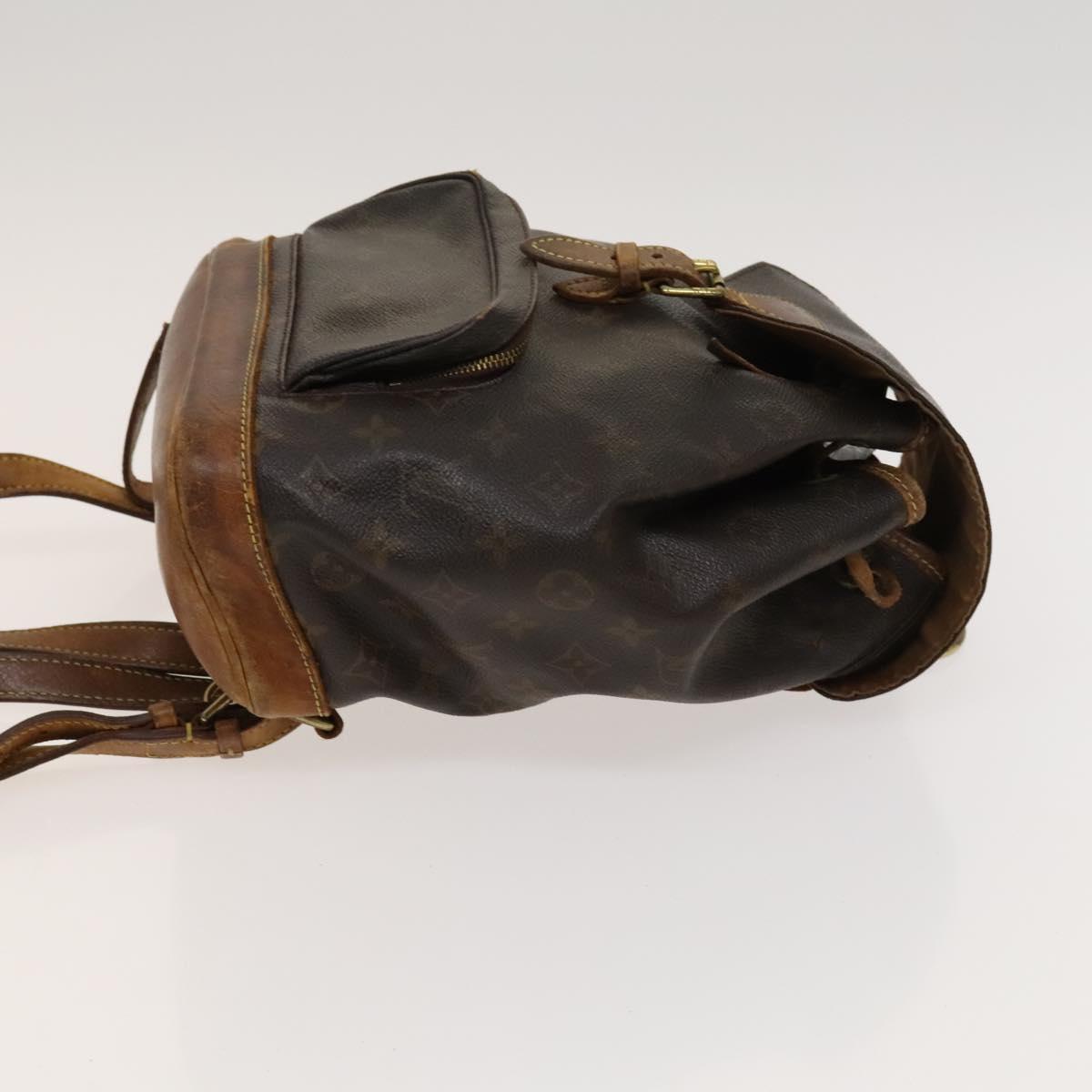 LOUIS VUITTON Monogram Montsouris MM Backpack M51136 LV Auth 120242