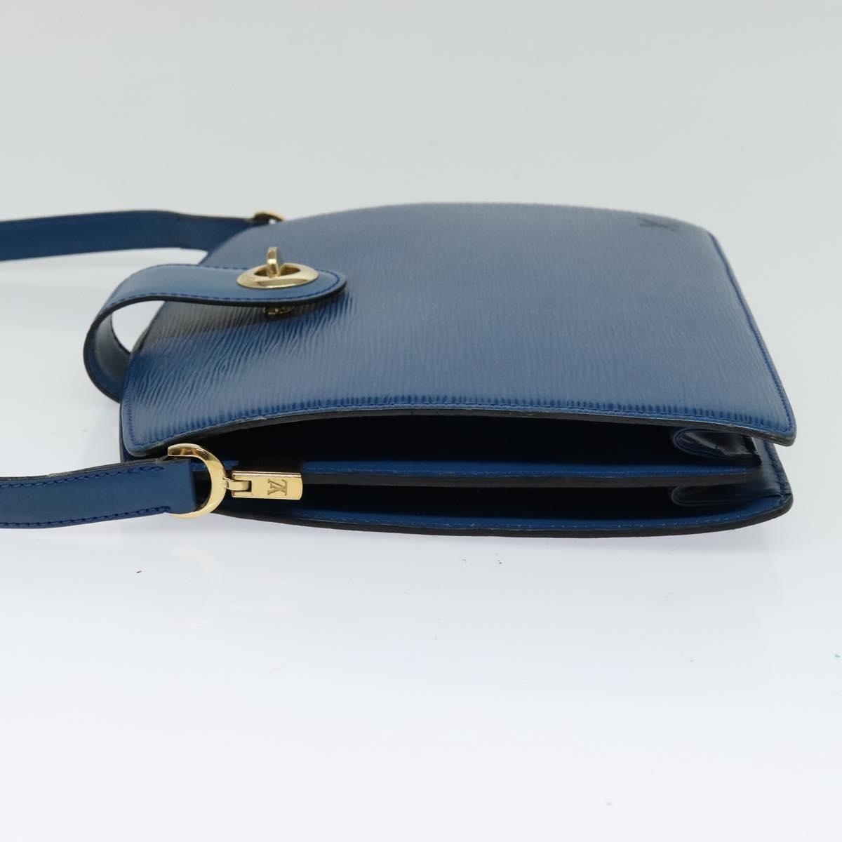 LOUIS VUITTON Epi Capuchin Shoulder Bag Blue M52345 LV Auth 120245