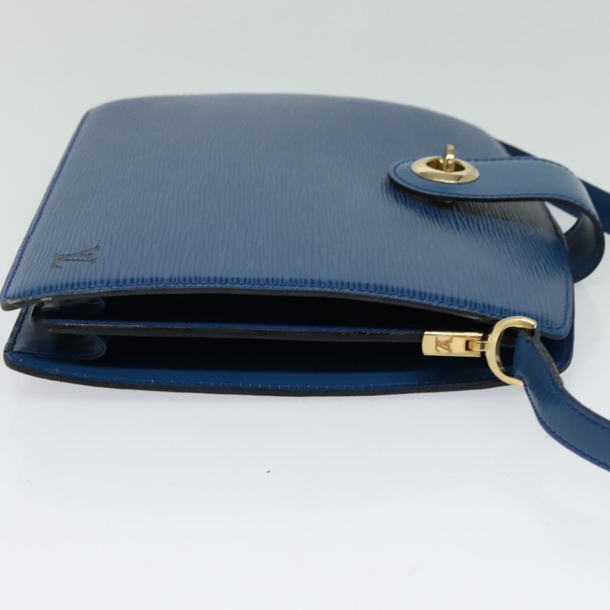 LOUIS VUITTON Epi Capuchin Shoulder Bag Blue M52345 LV Auth 120245