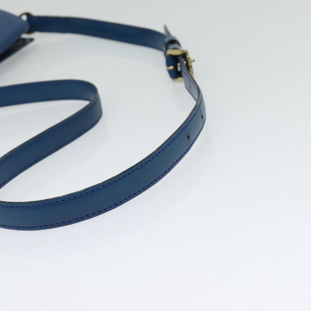 LOUIS VUITTON Epi Capuchin Shoulder Bag Blue M52345 LV Auth 120245