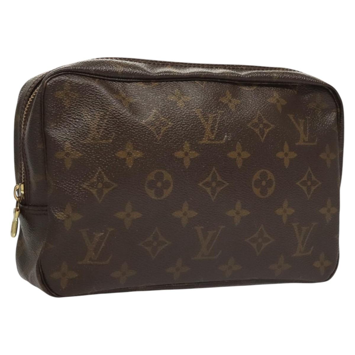 LOUIS VUITTON Monogram Trousse Toilette 23 Clutch Bag M47524 LV Auth 120282