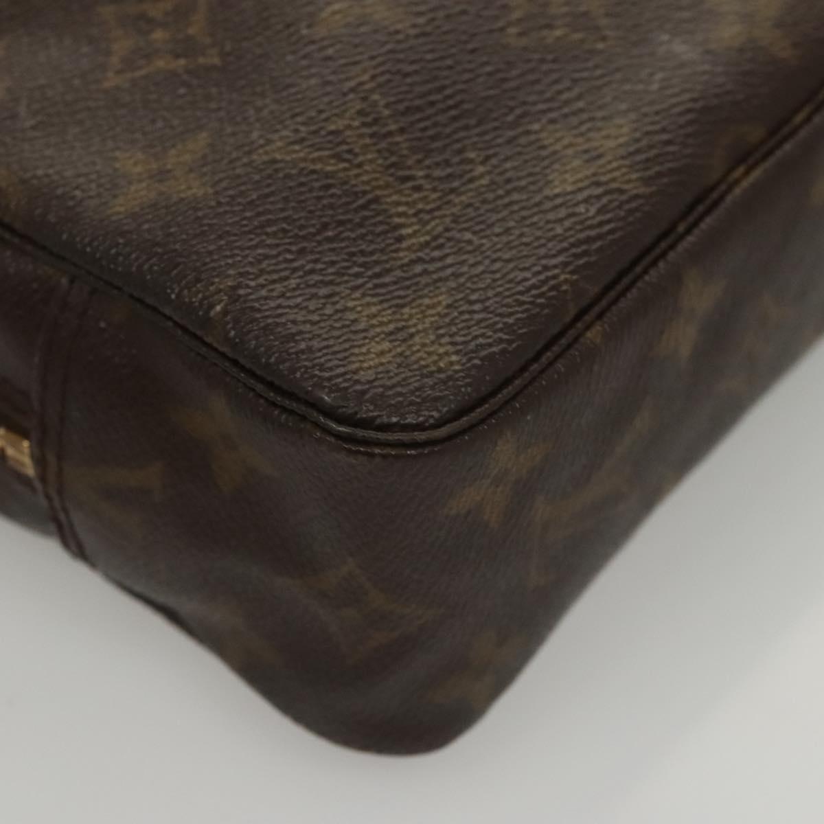 LOUIS VUITTON Monogram Trousse Toilette 23 Clutch Bag M47524 LV Auth 120282