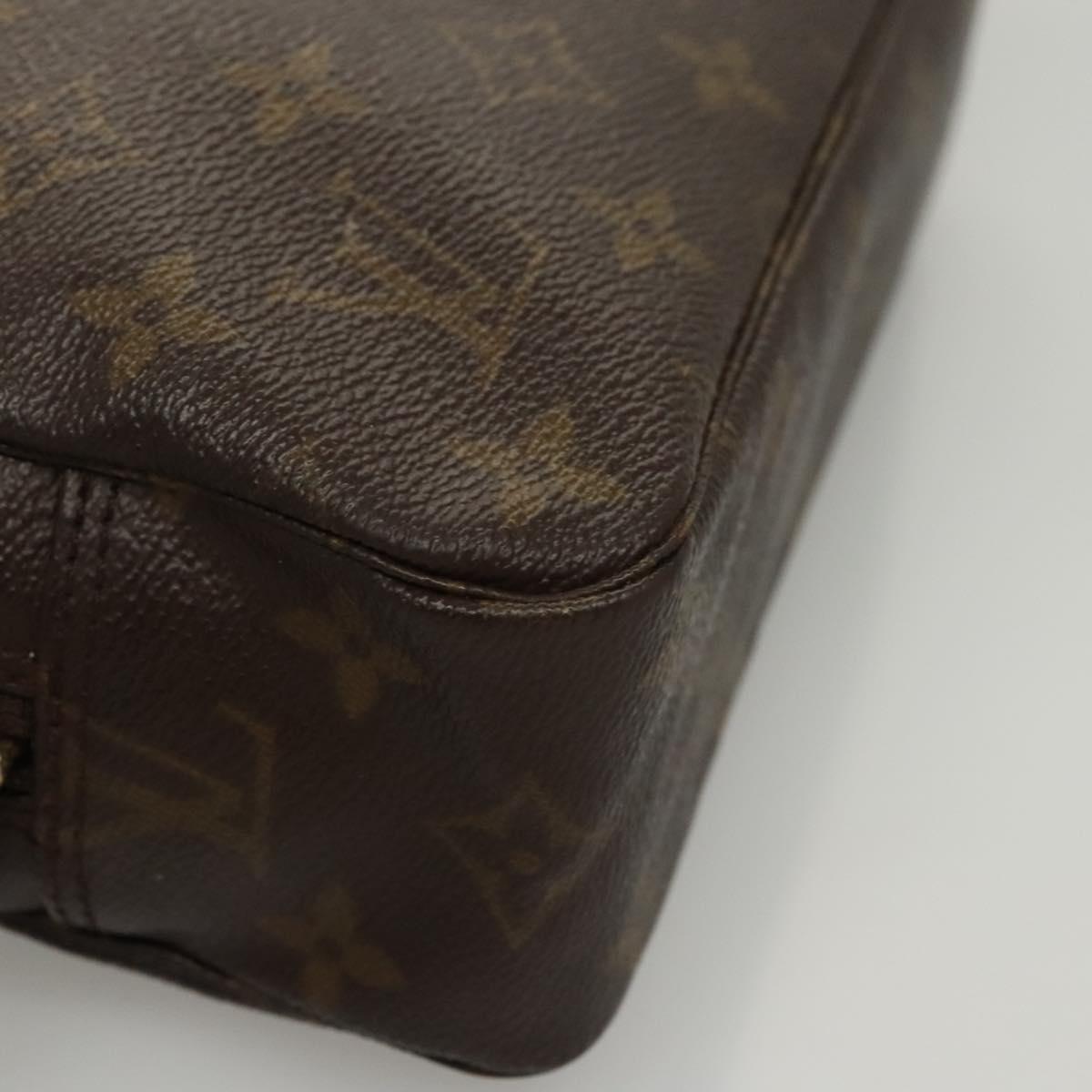 LOUIS VUITTON Monogram Trousse Toilette 23 Clutch Bag M47524 LV Auth 120282
