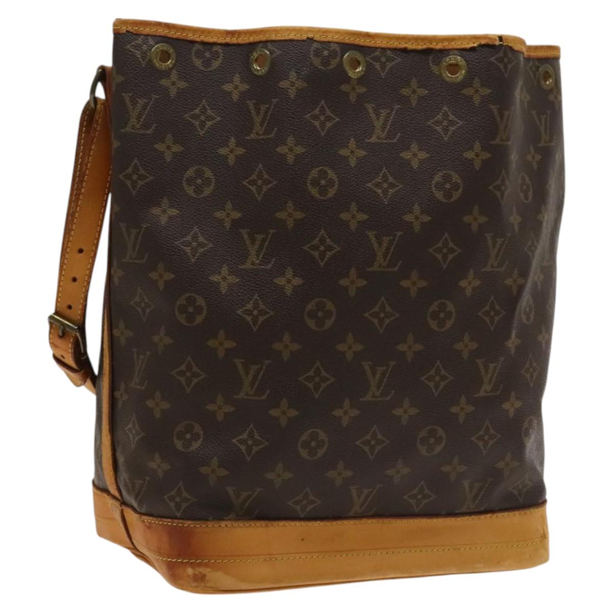 LOUIS VUITTON Monogram Noe Shoulder Bag M42224 LV Auth 120286