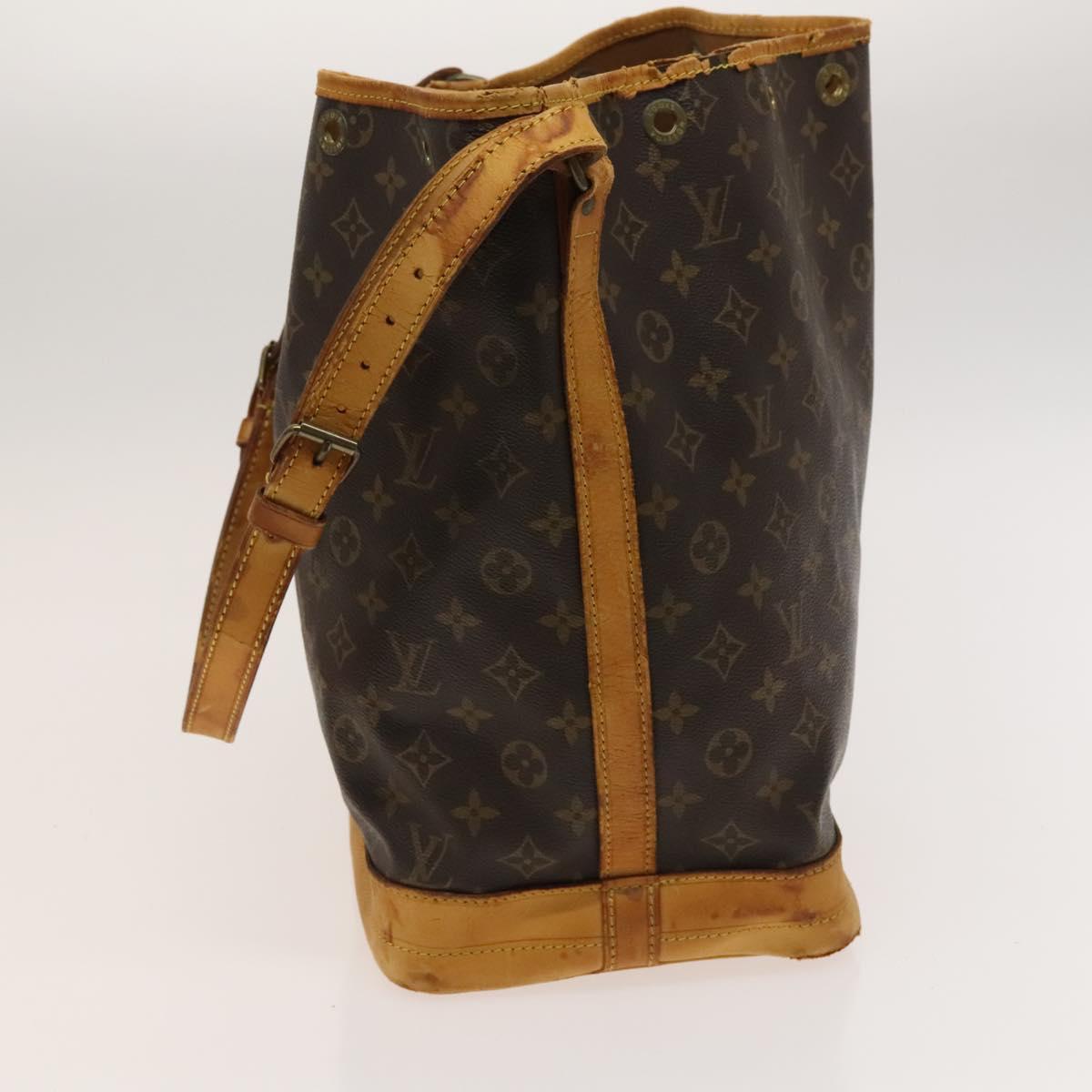 LOUIS VUITTON Monogram Noe Shoulder Bag M42224 LV Auth 120286