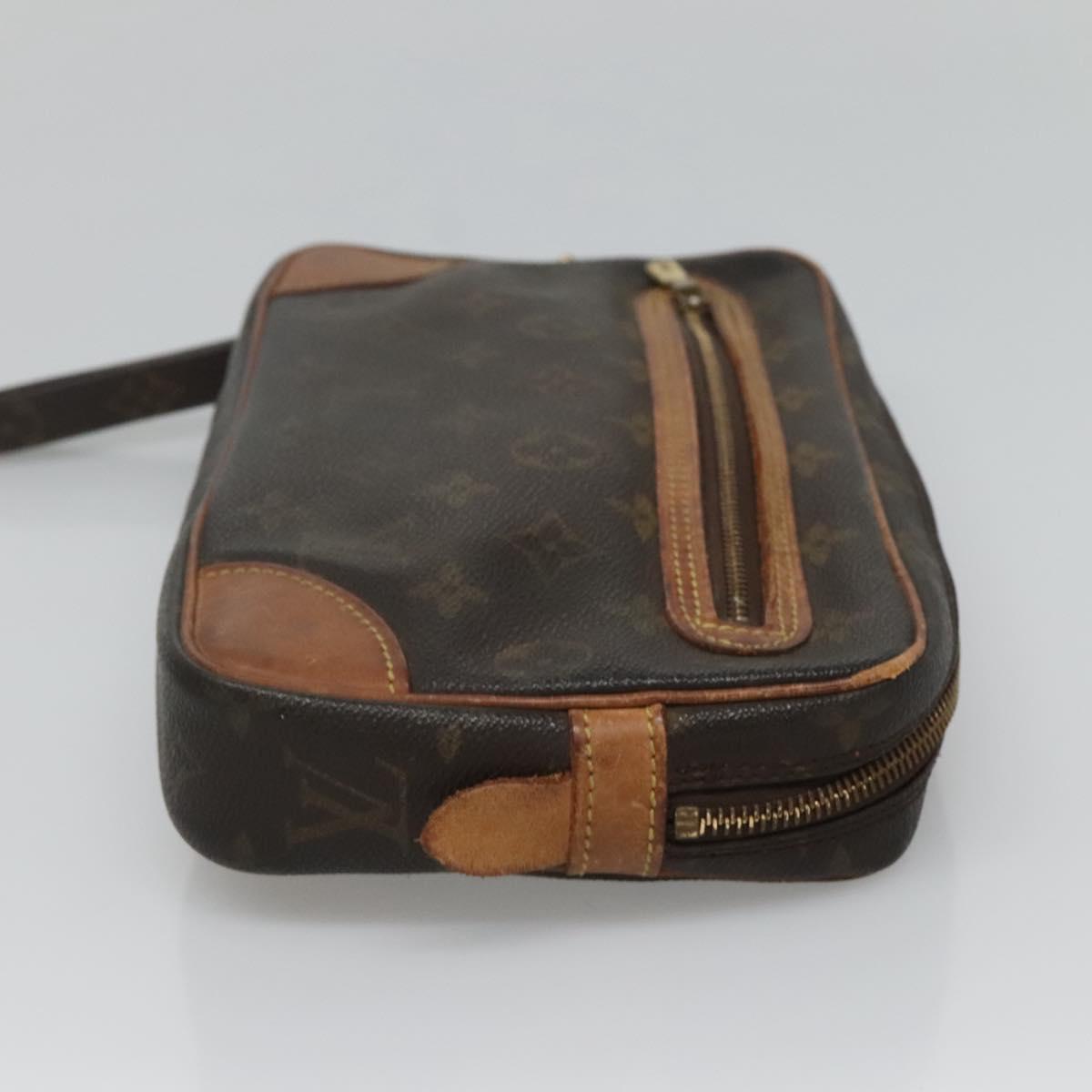 LOUIS VUITTON Monogram Marly Dragonne GM Clutch Bag M51825 LV Auth 120296