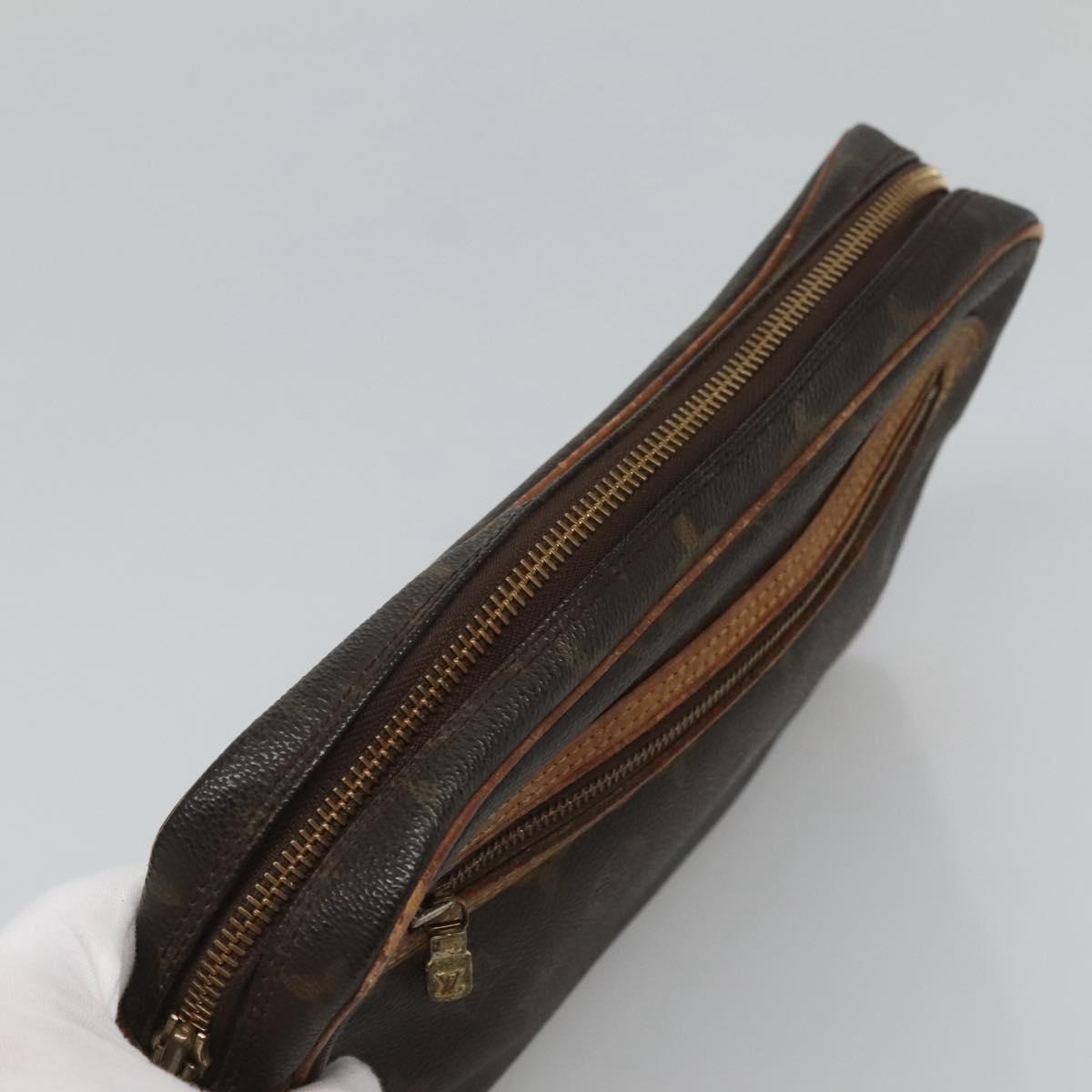 LOUIS VUITTON Monogram Marly Dragonne GM Clutch Bag M51825 LV Auth 120296