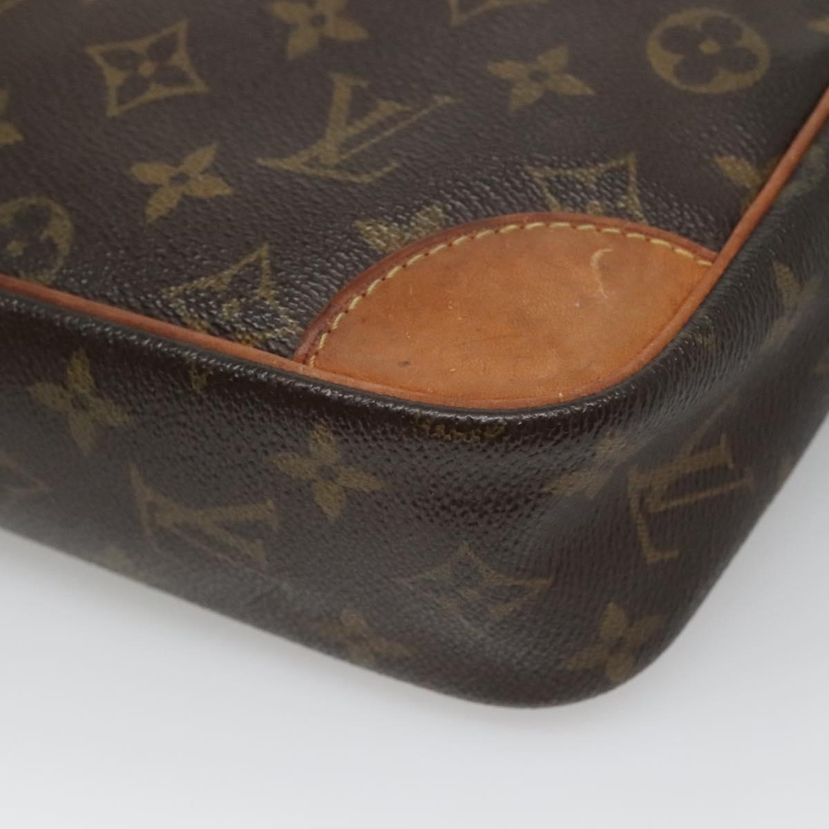 LOUIS VUITTON Monogram Compiegne 28 Clutch Bag M51845 LV Auth 120299