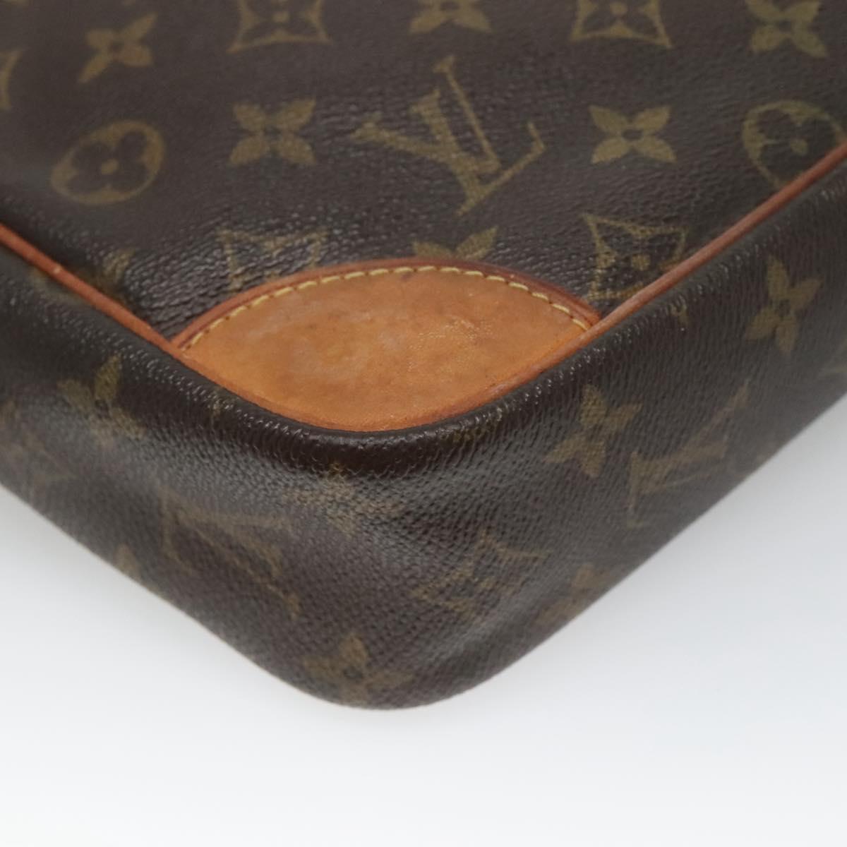 LOUIS VUITTON Monogram Compiegne 28 Clutch Bag M51845 LV Auth 120299