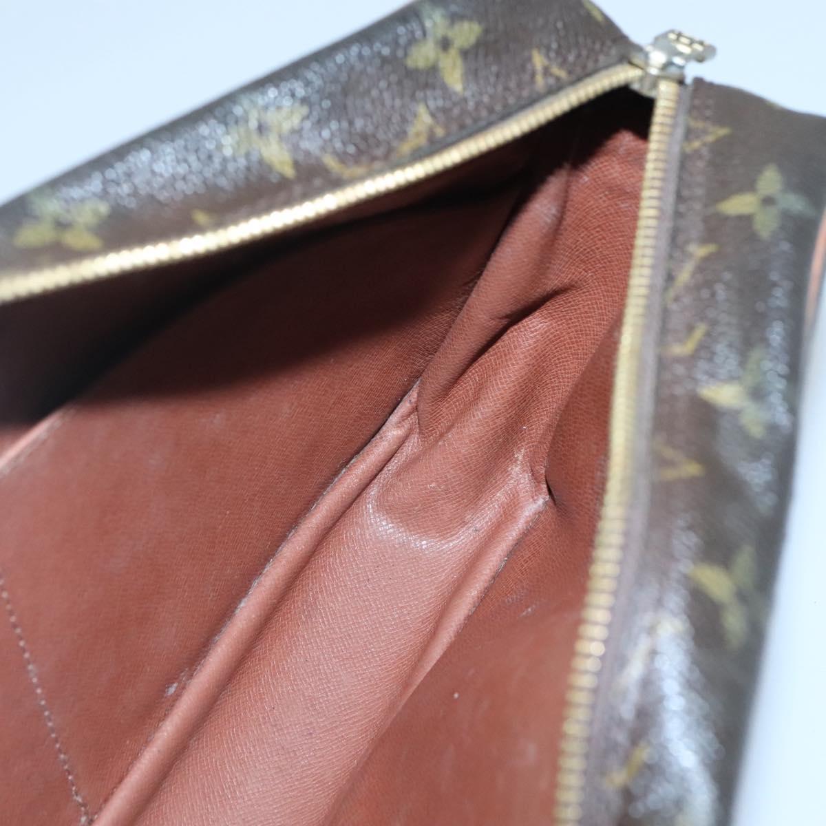 LOUIS VUITTON Monogram Compiegne 28 Clutch Bag M51845 LV Auth 120299