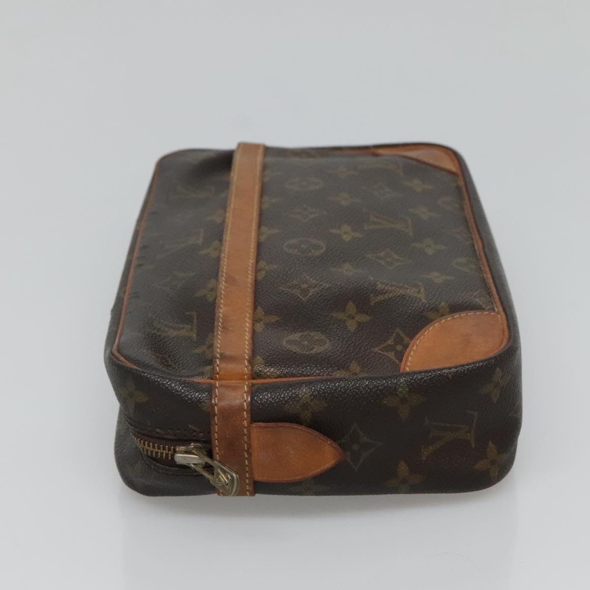 LOUIS VUITTON Monogram Compiegne 28 Clutch Bag M51845 LV Auth 120299