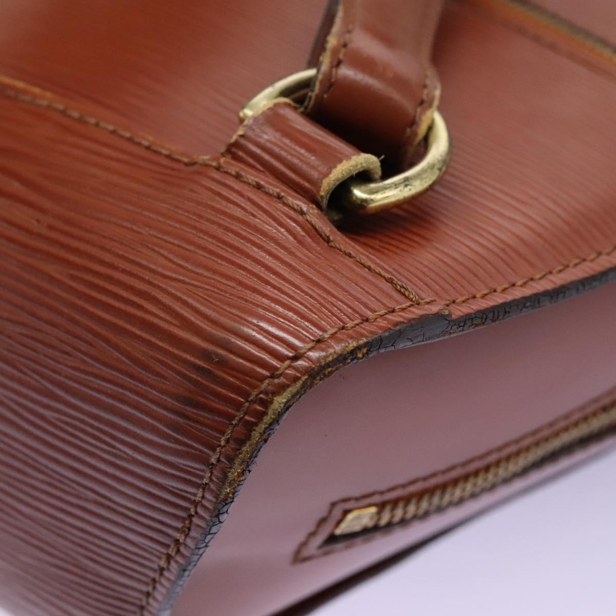 LOUIS VUITTON Epi Mabillon Backpack Brown M52233 LV Auth 120322