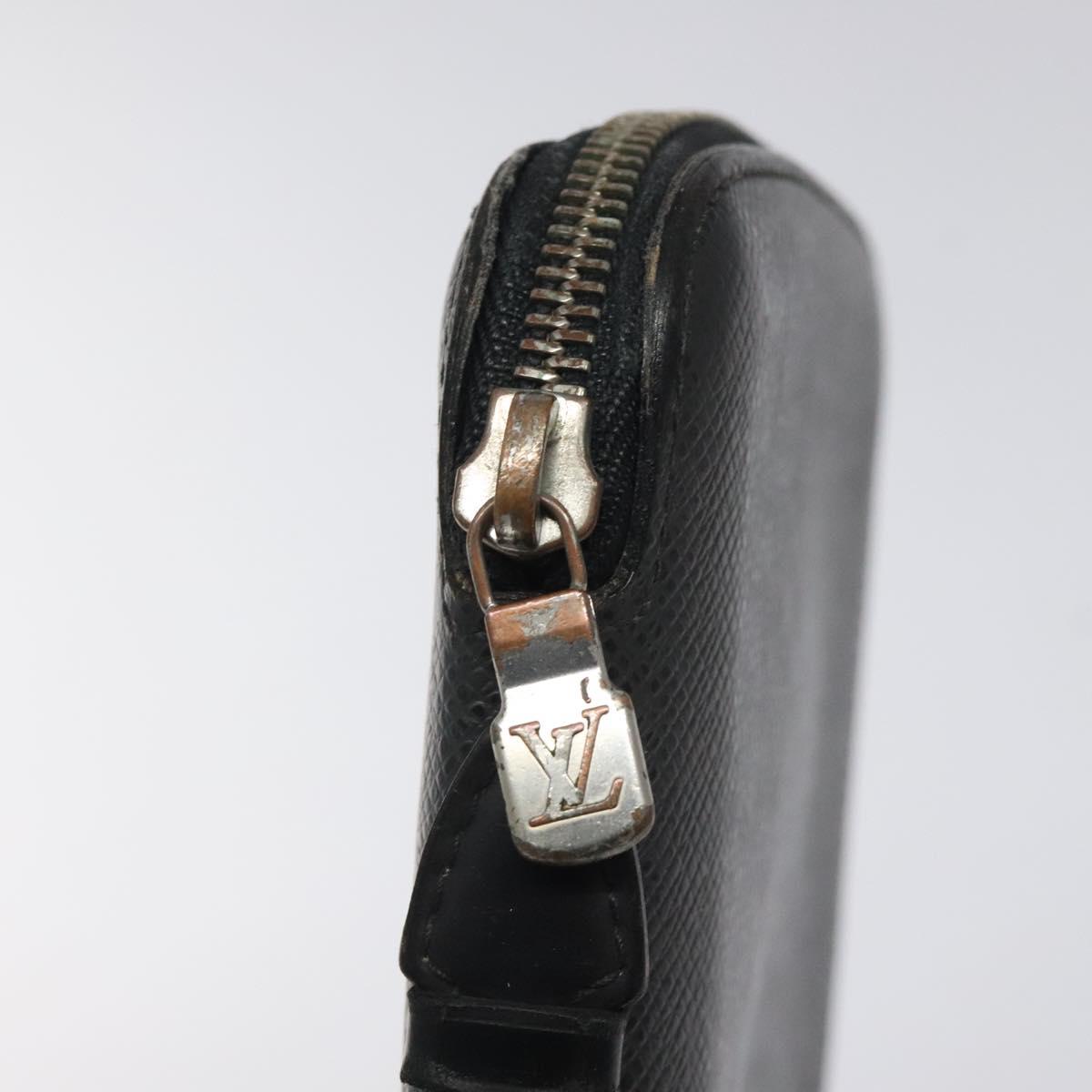 LOUIS VUITTON Taiga Organizer Atoll Travel Case Ardoise M30652 LV Auth 120326