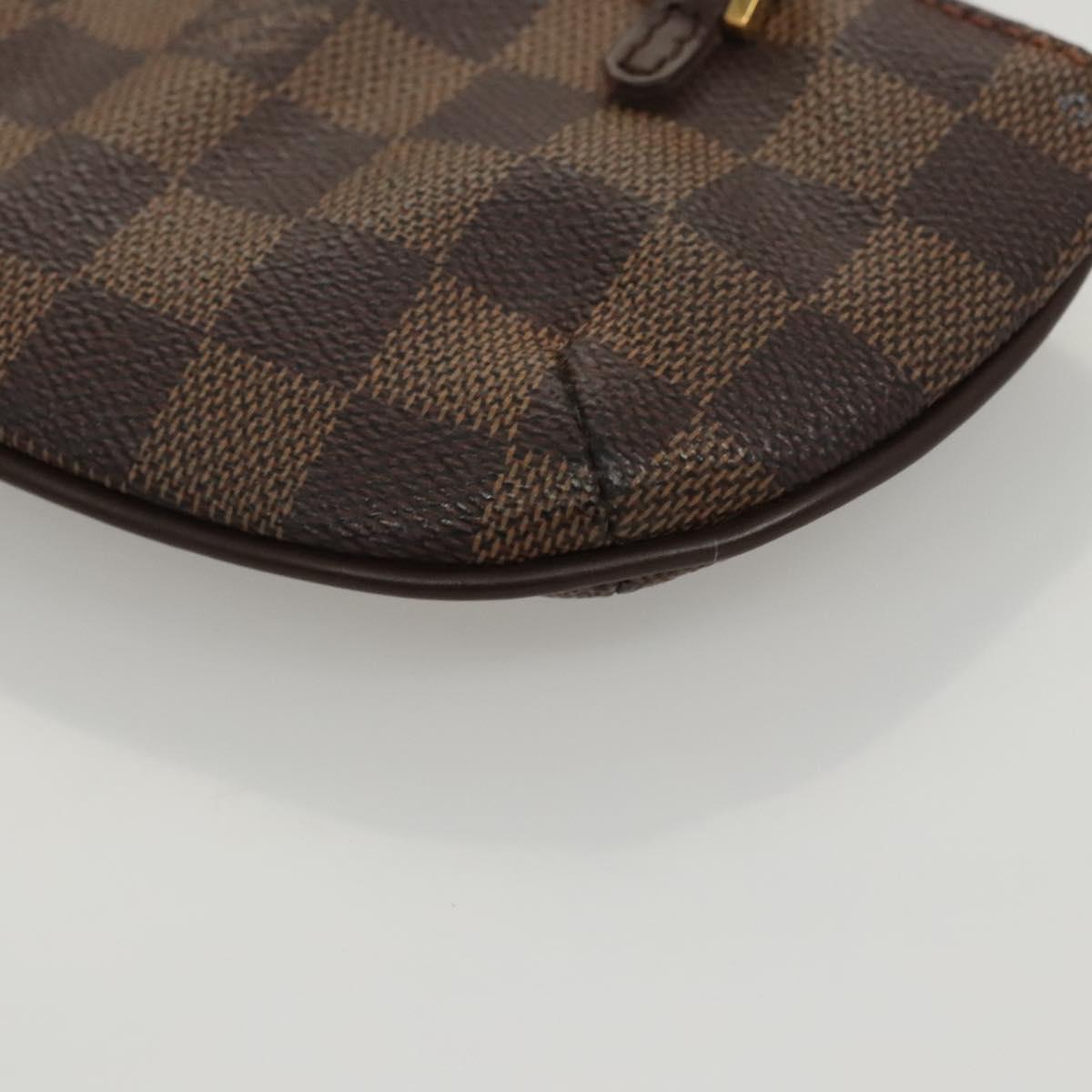 LOUIS VUITTON Damier Ebene Manosque GM Accessory Pouch N51120 LV Auth 120328