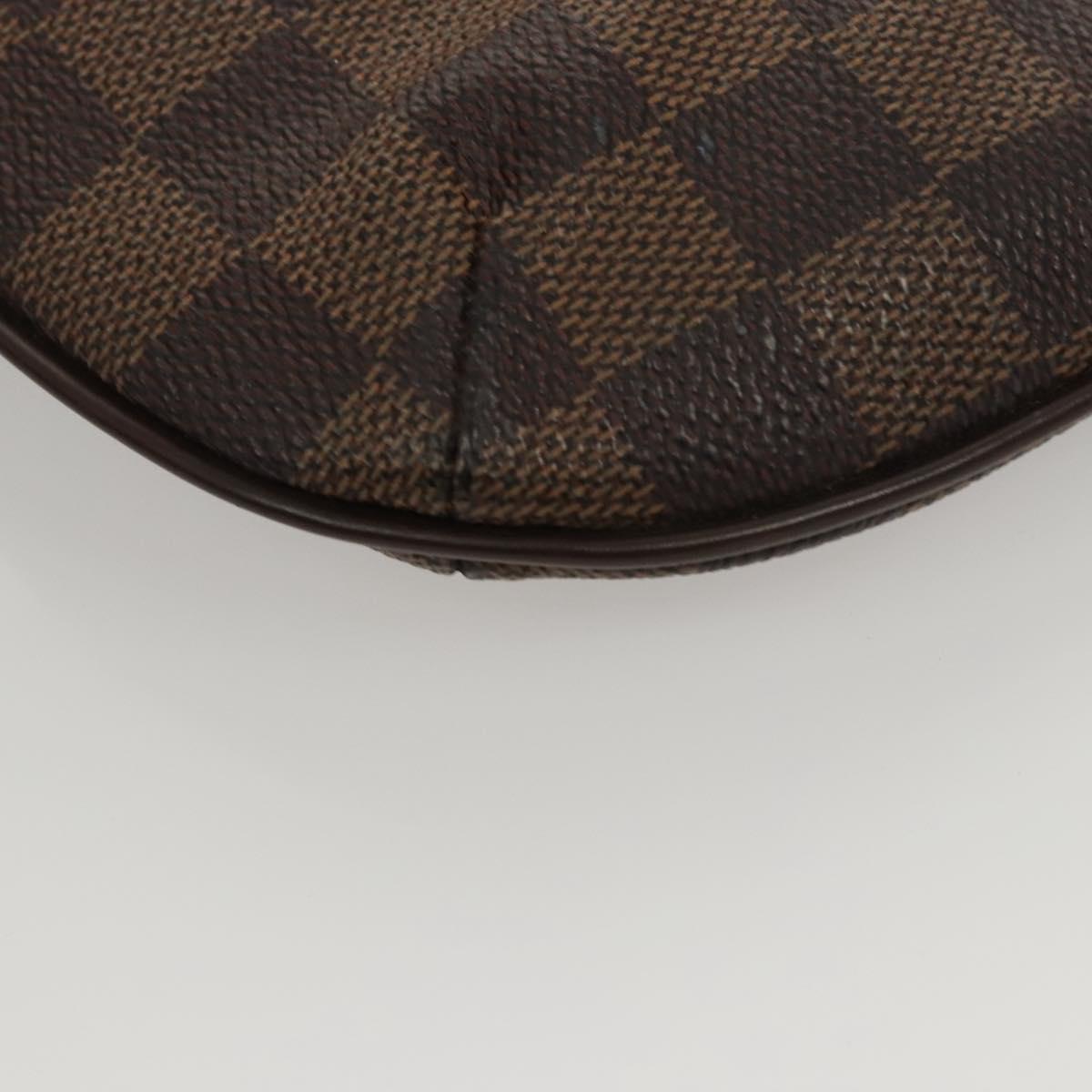 LOUIS VUITTON Damier Ebene Manosque GM Accessory Pouch N51120 LV Auth 120328