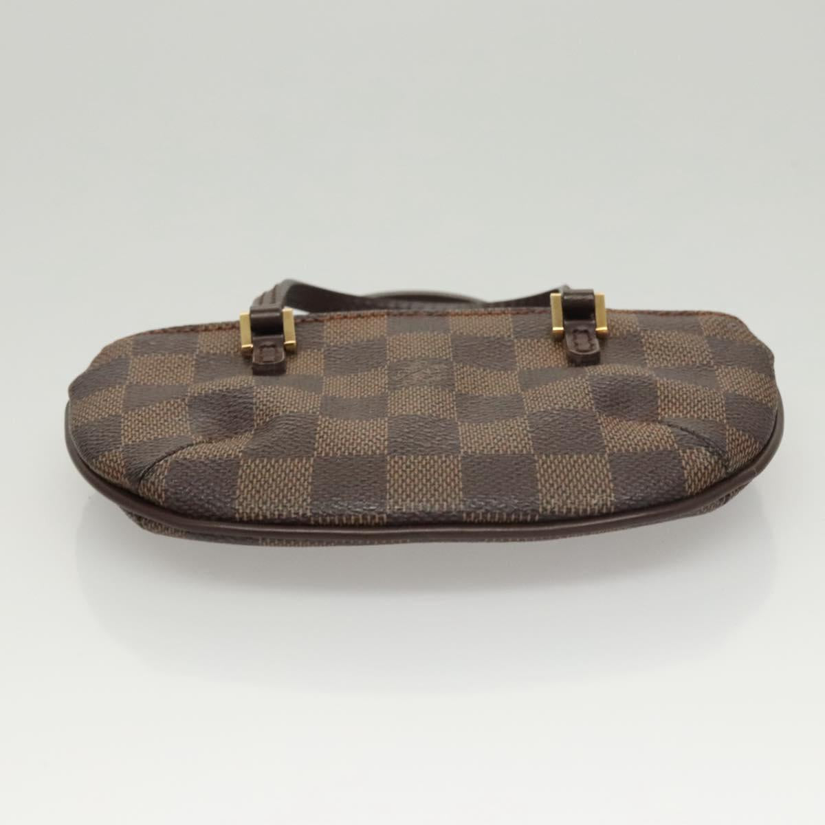 LOUIS VUITTON Damier Ebene Manosque GM Accessory Pouch N51120 LV Auth 120328