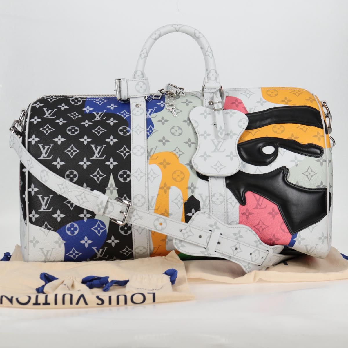 LOUIS VUITTON Monogram Keepall Bandouliere 45 Bag M23160 LV Auth 120342SM