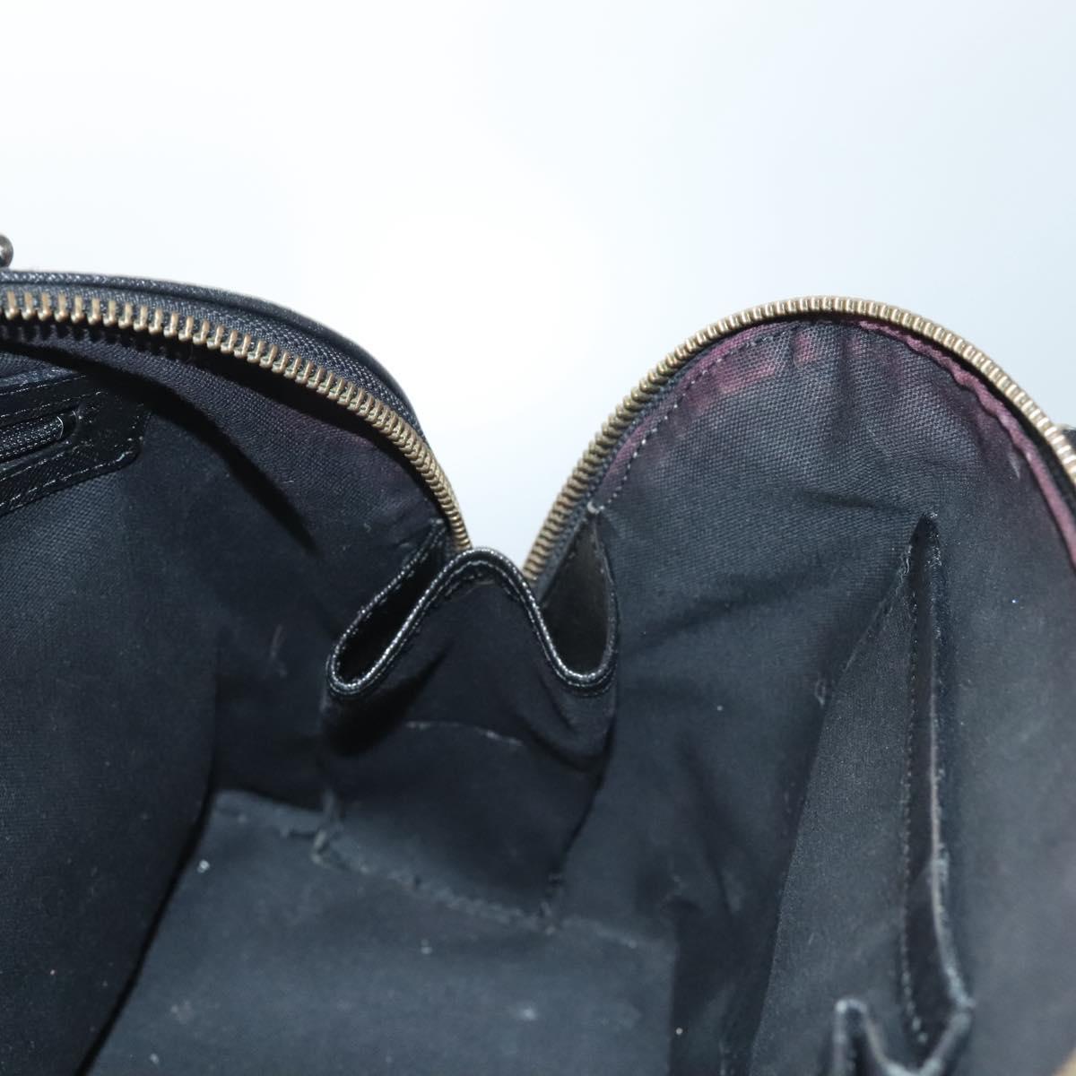 BURBERRY Nova Check Hand Bag Canvas Beige Auth 120348