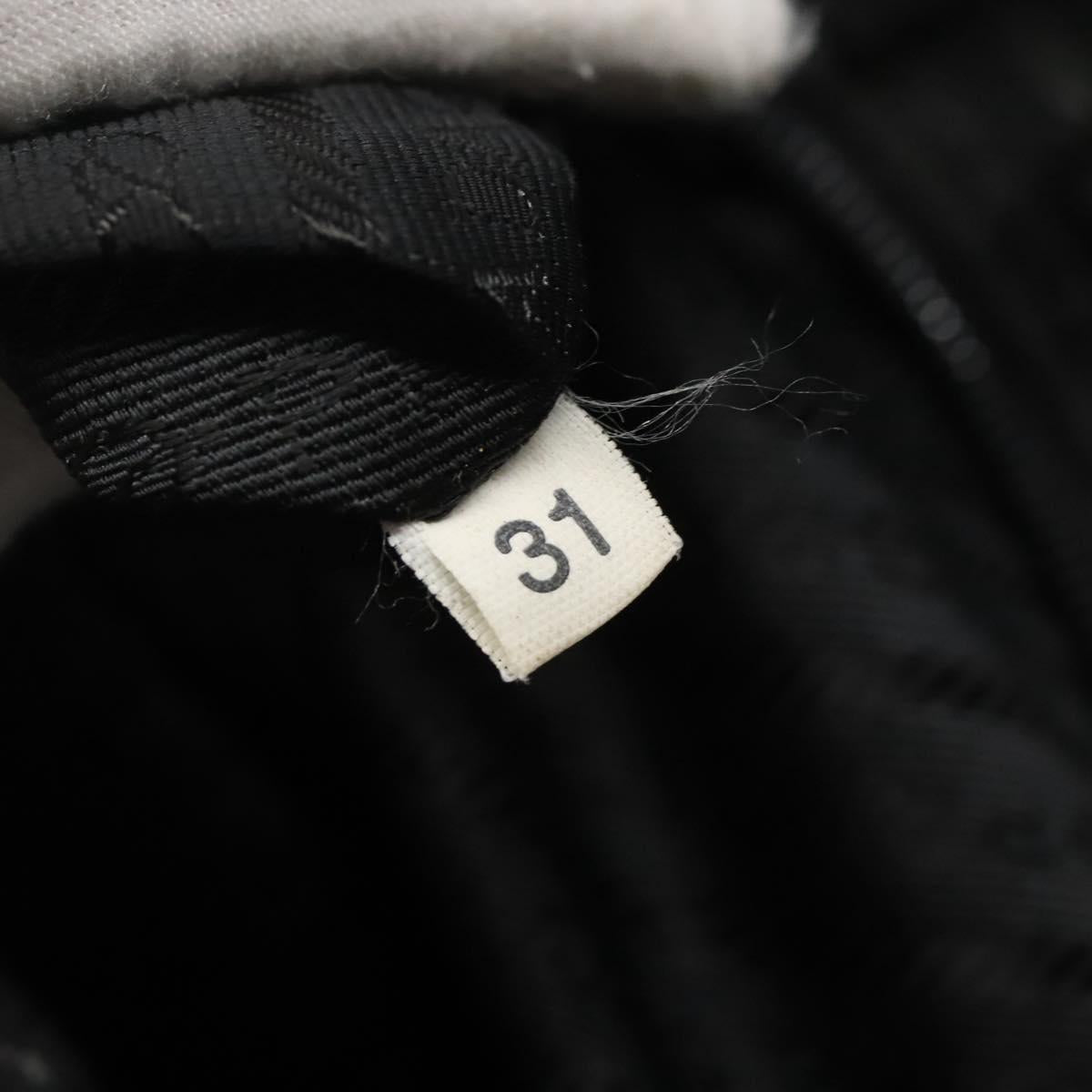 PRADA Tote Bag Nylon Black Auth 120382