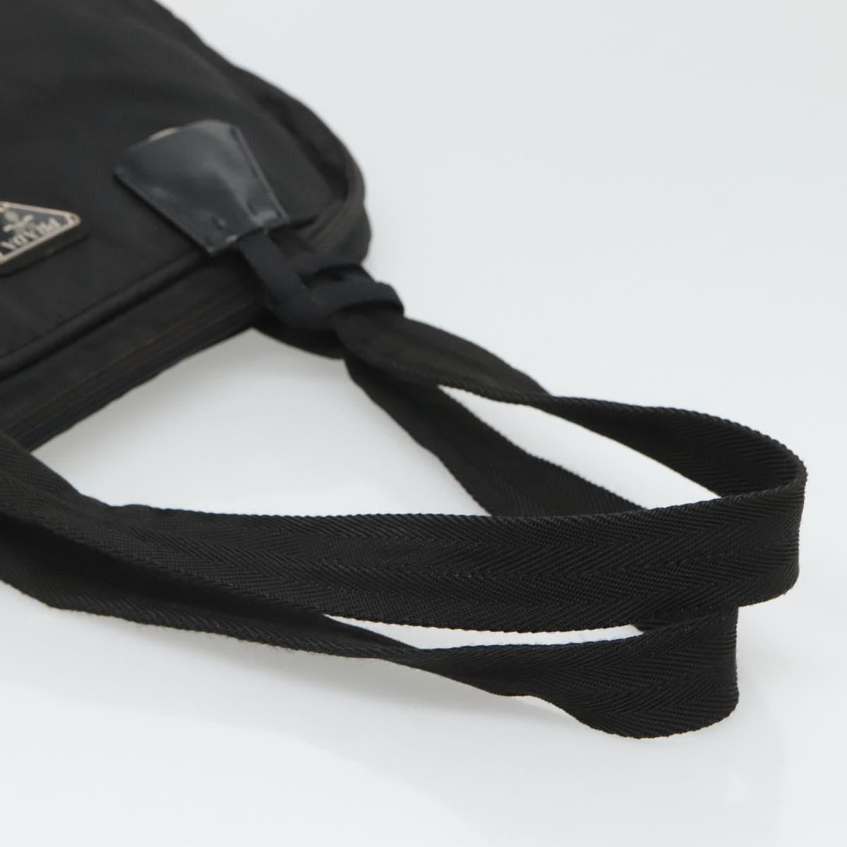 PRADA Tote Bag Nylon Black Auth 120382
