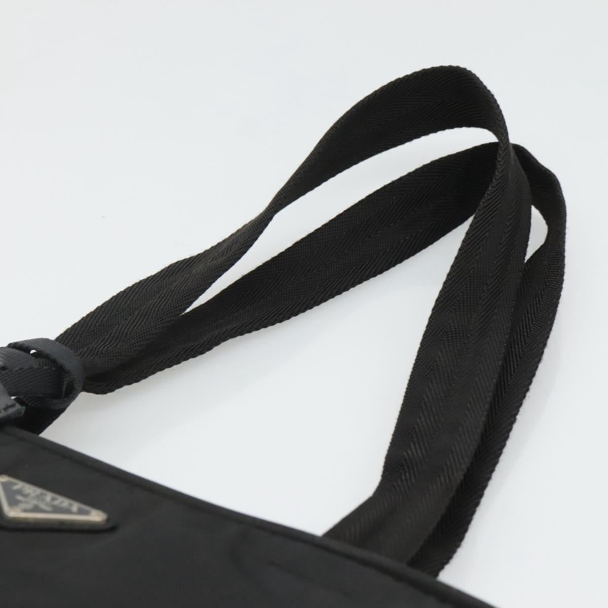 PRADA Tote Bag Nylon Black Auth 120382