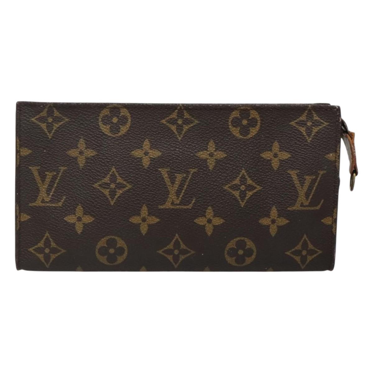 LOUIS VUITTON Monogram Bucket GM Accessory Pouch LV Auth 120442