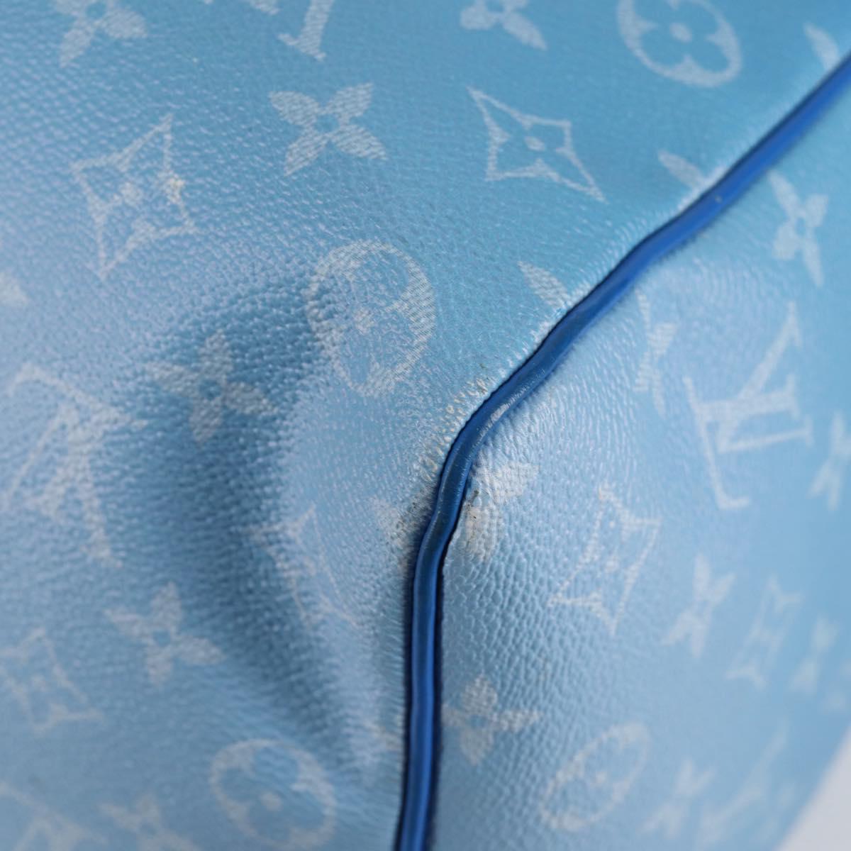 LOUIS VUITTON Monogram Clouds Keepall Bandouliere 50 Bag M45428 LV Auth 120447SM