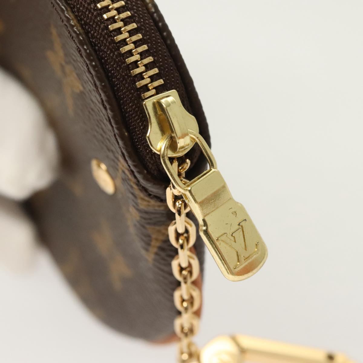LOUIS VUITTON Monogram Hand Porte Monnaie Ron Coin Purse M95563 LV Auth 120449SV