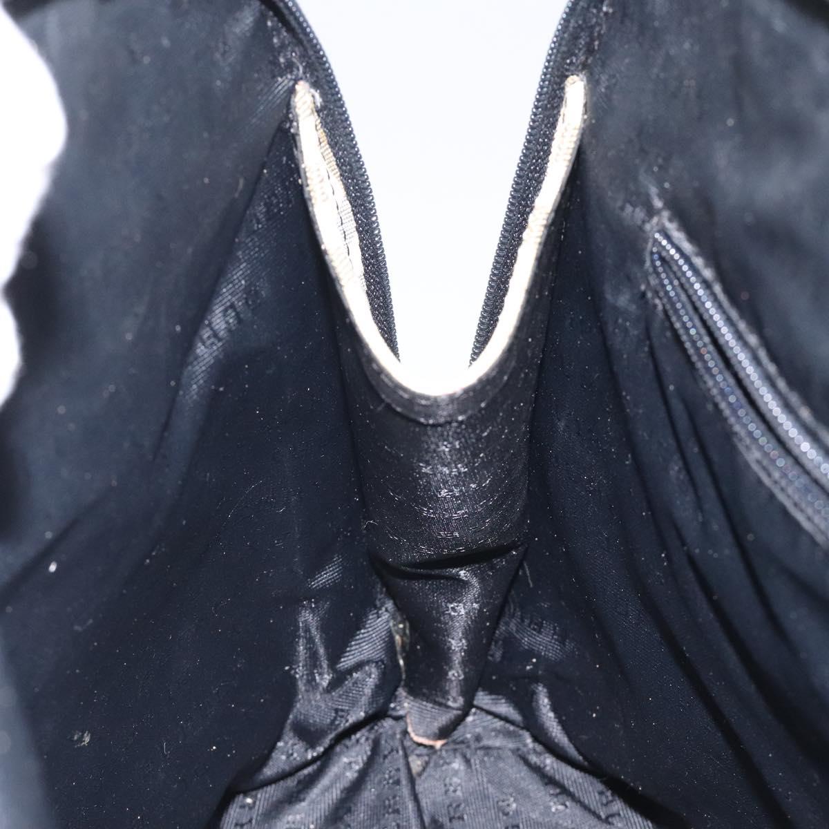 BURBERRY Nova Check Hand Bag PVC Beige Auth 120463