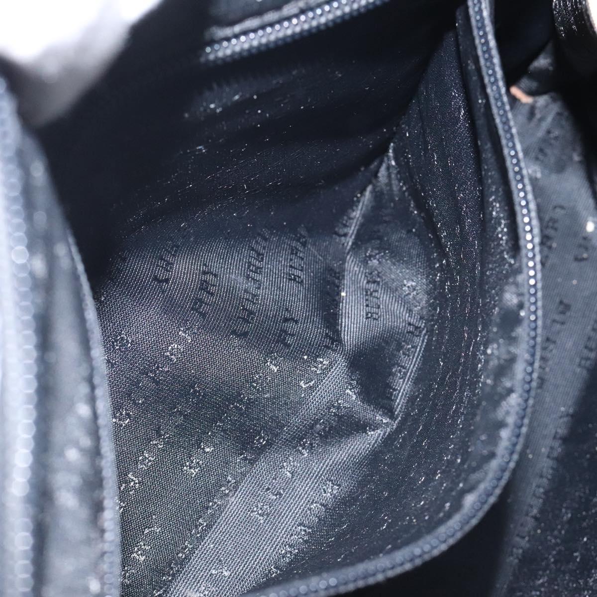 BURBERRY Nova Check Hand Bag PVC Beige Auth 120463