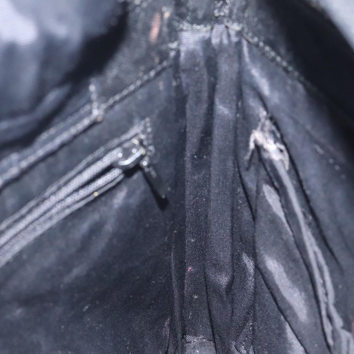 BURBERRY Nova Check Shoulder Bag Canvas Beige Auth 120468