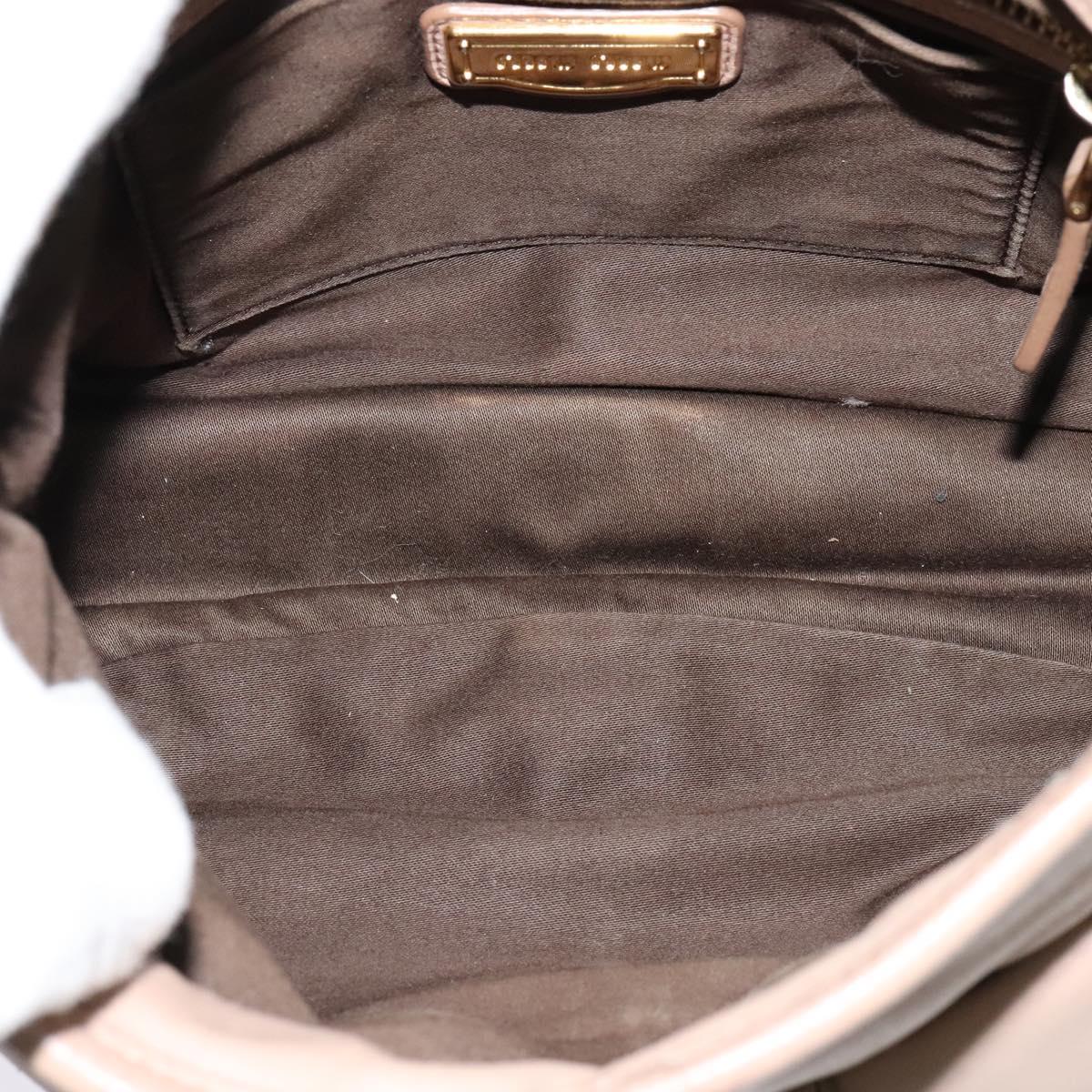 Miu Miu Matelasse Hand Bag Leather 2way Pink Gold Auth 120471