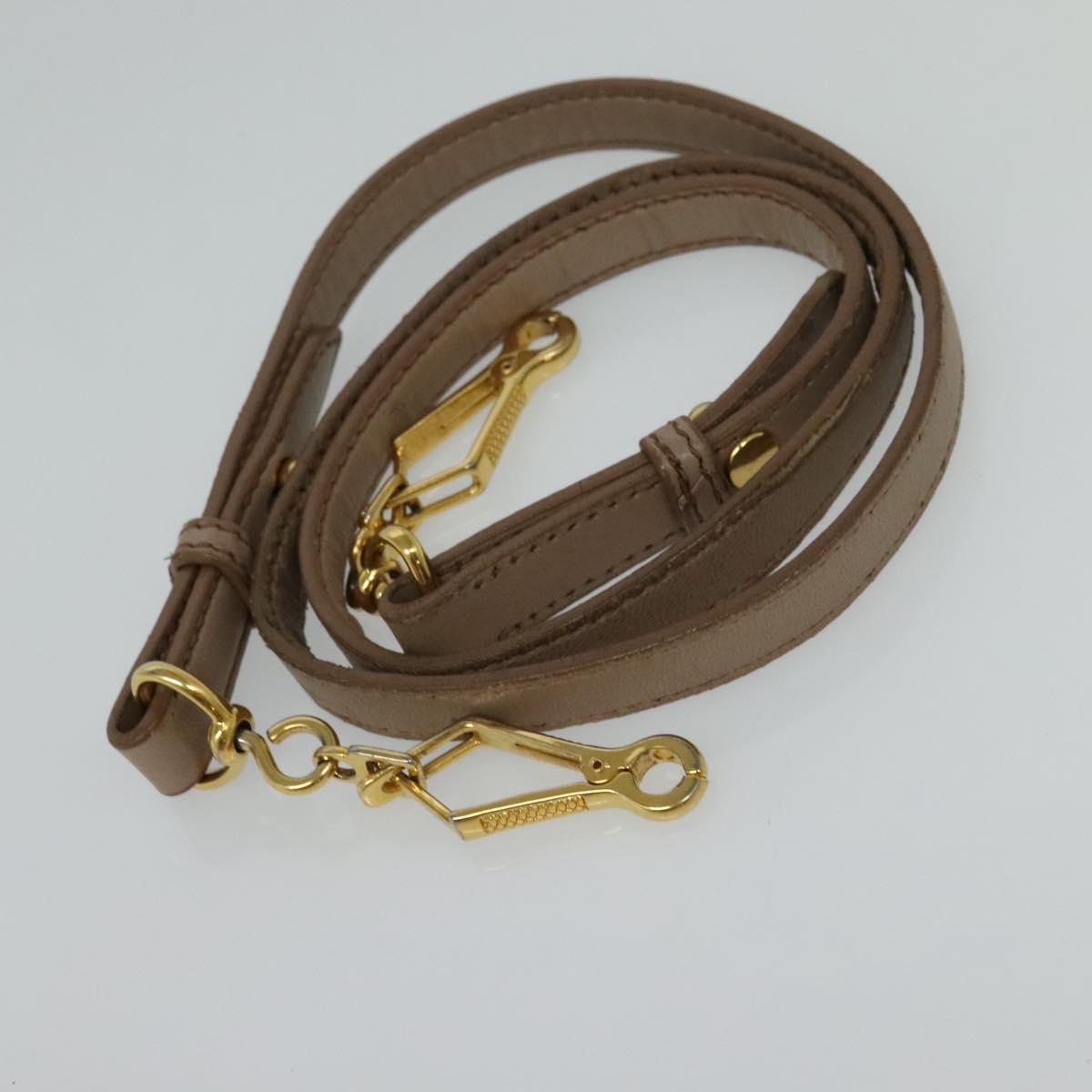 Miu Miu Matelasse Hand Bag Leather 2way Pink Gold Auth 120471