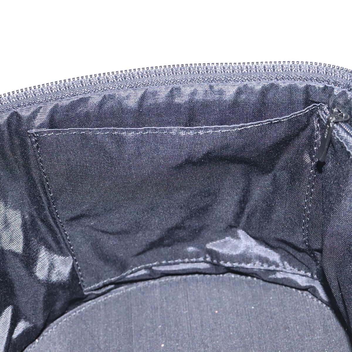 Burberrys Nova Check Hand Bag Canvas Beige Gold Auth 120481